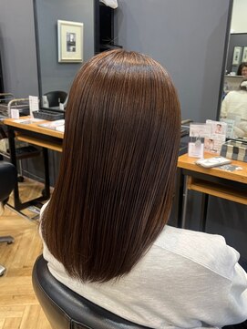 アルター(aL ter) ナチュラルブラウン［イメチェン/ピンクベージュ/前髪］長野歌穂