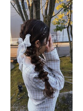 ジュラク(JURAKU) 入学式×編みおろしヘア