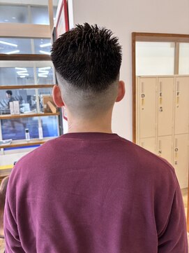 ノート ヘアーサロン(NOTE HAIR SALON) オールバック　スキンフェード