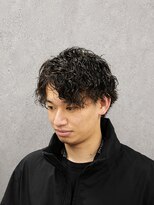 スター(STAR) 無造作パーマ×センターパート|垢抜けヘア