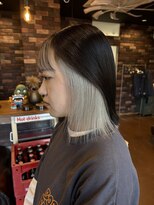 レオクマ 長野(REOKUMA)&nbsp;インナーカラー/デザインカラー/イヤリングカラー/ホワイト