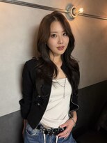 ディーン ジュスィ 栄店(DEAN JECY) 艶ブラウン×韓国風ロングレイヤー