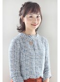 バレッタ×ハーフアップアレンジ