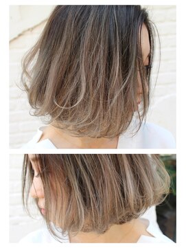 ジャコ ヘアー(jako HAIR) 【jako】グラデベージュボブ＃３