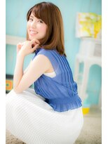 ミック 日暮里店(miq)&nbsp;ナチュラルさが魅力♪ミディアムストレート