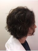 リアルサロンワーク☆ルーズに決まるメンズパーマ♪by岡田泰宜