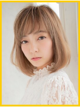 ヘアー リラックス 風香(HAIR RELAX) 少し明るめの白髪染め・アゴくらいの前下がり・縮毛矯正も可