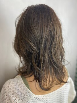 ラトリエ ブロカント 立川北口店(L'atelier BROCANTE) レイヤー アースカラー ミントアッシュ