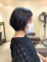 ヒカリス 東三国(HIKARIS) 大人可愛いショートボブ/インナーカラー