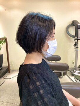 ヒカリス 東三国(HIKARIS) 大人可愛いショートボブ/インナーカラー