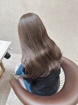 ロンド レア 天神大名店(Lond Le’a)&nbsp;オリーブベージュダブルカラー髪質改善ブリーチなしカラー韓国