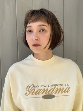 ベフ(Beff) 【beff 2F】前髪パーマ × ニュアンスボブ