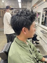 ロンド ローガン 名駅(Lond LOGAN)&nbsp;パーマ職人Ryu大人ショート刈らないスパイキーショート