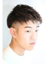 カーウォッシュバーバー(CARWASH BARBER)&nbsp;束感アップバングビジカジモヒカンツーブロック