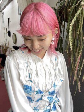 フィン(fin,) fin,/ブリーチ/パーマ/ハイトーン/ダブルカラー/インナーカラー