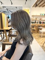 小森谷エアリーロング美髪,バレイヤージュハイライトベージュg62