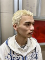 メリケンバーバーショップ トーキョー(MERICAN BARBERSHOP TYO)&nbsp;ハイライト/マッシュパーマ/ウルフ/アッシュブラック221