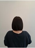 切りっぱなしボブ♪