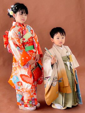 サロンドアンジェ 〈七五三〉着付け・ヘア・レンタル全部一式☆