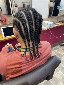 スターリバー(STAR RIVER) コーンロウスタイル