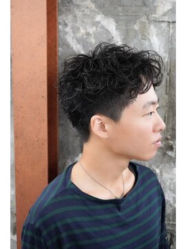 エイド 渋谷(aid) 無造作ピンパーマ