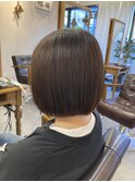 ぱっつんミニボブ