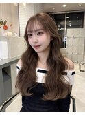 【西村光平】艶カラー/前髪顔周り/韓国ヘア