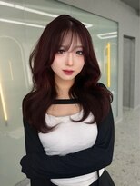 ボタン ハカタ(VOTAN hakata)&nbsp;【votan hakata 中村珠梨】ワインレッド/韓国ヘア