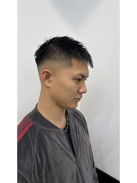 メンズラピス 栄店(Men's Lapis) 黒髪短髪クロップスキンフェード