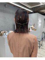 ノード(NODO)&nbsp;タイトボブの金箔アレンジ