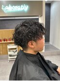 波巻きパーマ【強】