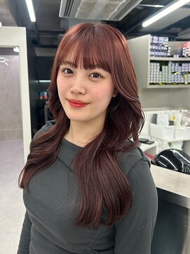 シイム(CYM) ロングレイヤー/まろやかブラウン/カール