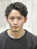ヘアーアンドグルーミング ヨシザワインク(HAIR&GROOMING YOSHIZAWA Inc.) スパイラルパーマツーブロック刈り上げショートメンズバーバー