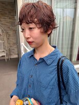 トレンチ(TRENCH)&nbsp;ショートパーマ　パーマ　ブリーチ無しカラー