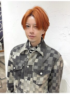 ミッシェル アフロート(michelle afloat) ◆センターパートのテラコッタウルフ◆