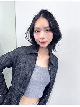 ジーナ 名駅(XENA.) ボブ タンバルモリ タッセル ワンホン ミニボブ 縮毛矯正