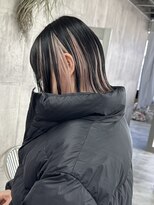 エヴァン(HEVIN) ブラック×ピンク/ルーツカラー