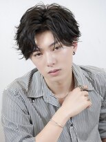 エイド 本店(aid)&nbsp;フェザーショートアップバングコンマバング刈り上げツーブロック