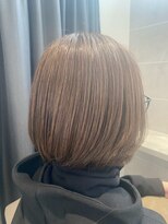 ウシワカマルガーデン(ushiwakamaru Garden)&nbsp;ショートボブ/白髪ぼかしハイライト/髪質改善カラー/ボブ