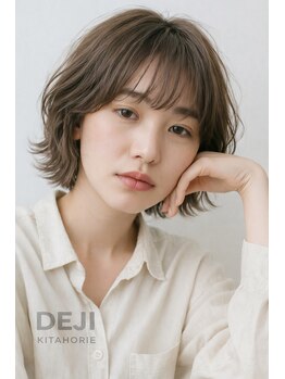 デジ 北堀江(DEJI)の写真/大人女性のデザインカラー、エイジング毛やボリュームと艶のコントロールお任せください♪
