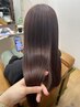 カット+縮毛矯正+トリートメント〔縮毛矯正/美髪/トリートメント〕