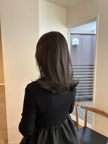 アヴェル 自由が丘(Avelle)&nbsp;艶感グレージュ×くびれミディ 大人フェミニンレイヤー