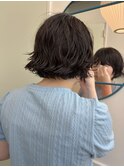 フレンチミニボブパーマ
