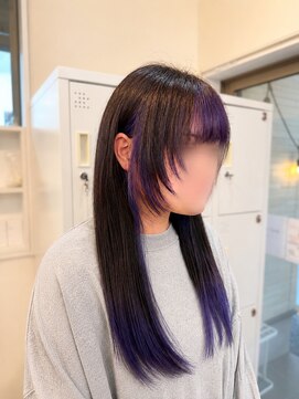 セブンルックス モカ 宇都宮鶴田店(7LOOKS mocha) むらさきのエンドカラー
