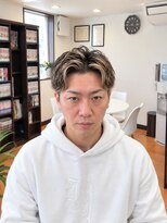 カルムンド バイ トコヘイ(CALMUNDO by TOKOHEI)&nbsp;ハイライトメッシュ×センターパート