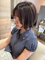 ブルーム ヘア デザイン ドゥーエ(bloom hair design due)&nbsp;ボブ×レイヤー【ステップカット/ボブ/レイヤー/髪質改善】