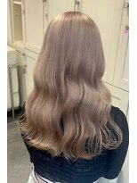 ベレーザ 川越(Beleza)&nbsp;ba15058_ラベンダーベージュハイトーンカラー透明感ワンホンヘア
