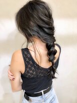 ノク(nok)&nbsp;nokグレー_３Dカラージグザグバング