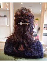 エメ(Aimer h-air)&nbsp;お呼ばれ用ハーフアップ