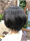ゆるふわパーマ ボブスタイル